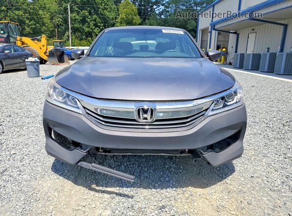 1HGCR2F30GA018875 2016 HONDA ACCORD Gray Widok z przodu