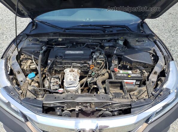 1HGCR2F30GA018875 2016 HONDA ACCORD Gray Widok wnętrza z tyłu