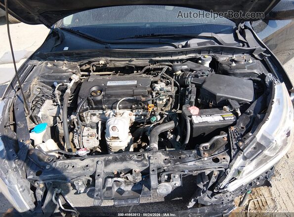 1HGCR2F30GA019881 2016 HONDA ACCORD Black Widok z tyłu