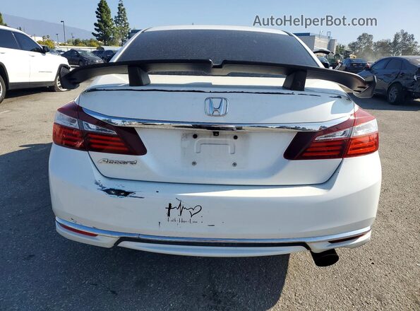 1HGCR2F30GA141849 2016 HONDA ACCORD White Вид панелі приладів