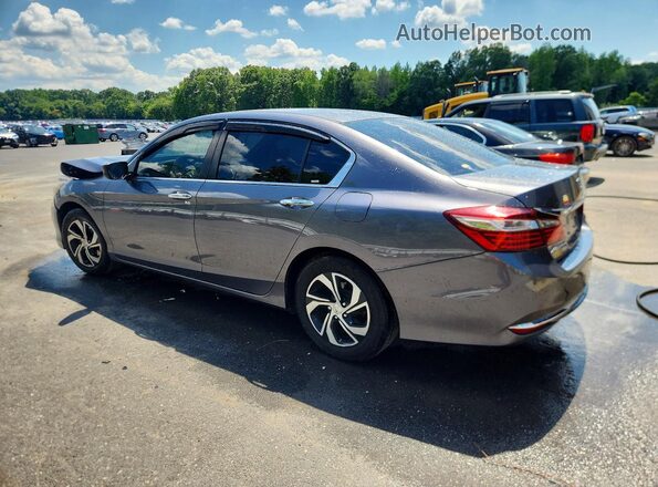 1HGCR2F30GA208451 2016 HONDA ACCORD Gray Trasero izquierdo