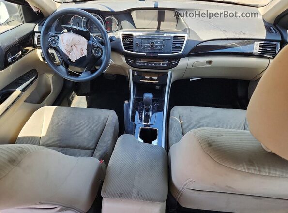 1HGCR2F30HA189935 2017 HONDA ACCORD White Вид панелі приладів