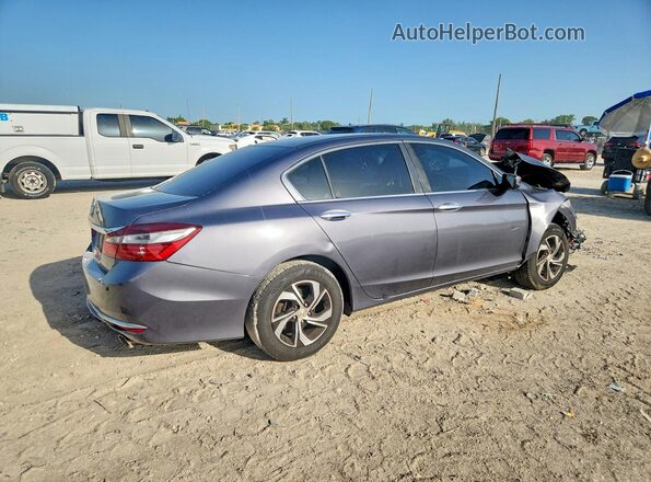 1HGCR2F30HA192267 2017 HONDA ACCORD Серый Задняя правая четверть