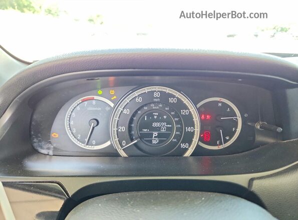 1HGCR2F30HA249065 2017 HONDA ACCORD Gray Вид щитка приладів