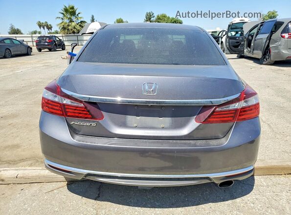 1HGCR2F30HA249681 2017 HONDA ACCORD Gray უკანა ხედი