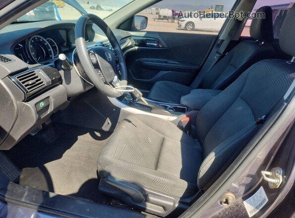 1HGCR2F31GA233388 2016 HONDA ACCORD Угольный Вид салона спереди