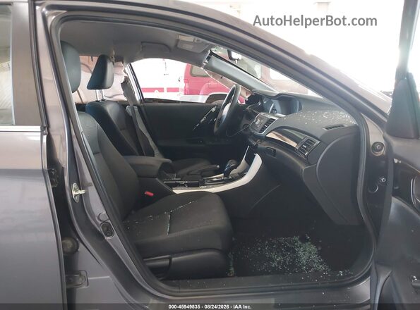 1HGCR2F31HA029935 2017 HONDA ACCORD Gray წინა სალონის ხედი