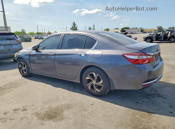 1HGCR2F31HA134894 2017 HONDA ACCORD Gray Задня ліва чверть