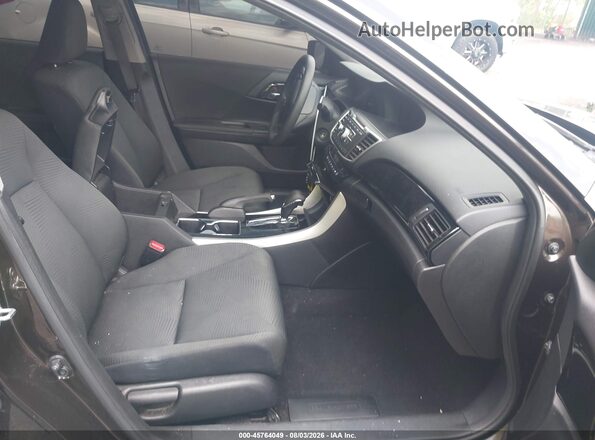 1HGCR2F32GA049934 2016 HONDA ACCORD Brown წინა სალონის ხედი