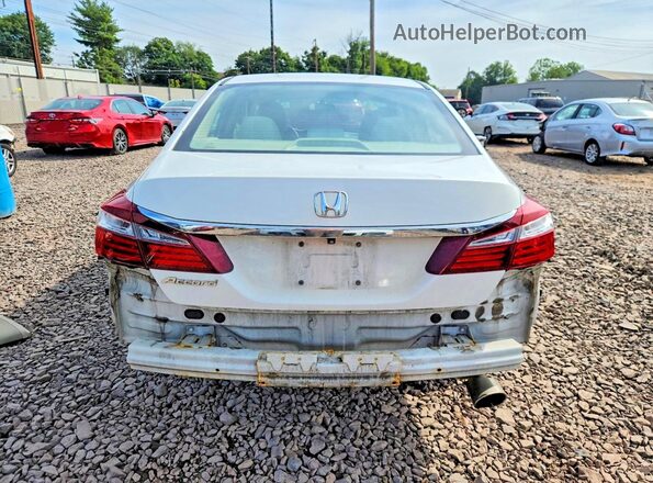 1HGCR2F32GA088751 2016 HONDA ACCORD White Вид ззаду
