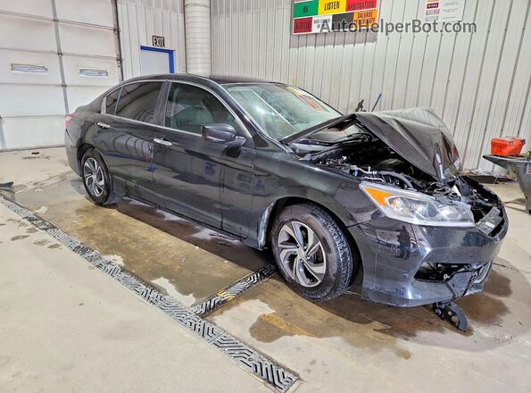 1HGCR2F32HA065083 2017 HONDA ACCORD Black წინა მარჯვენა