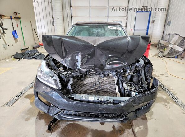 1HGCR2F32HA065083 2017 HONDA ACCORD Black წინა ხედი