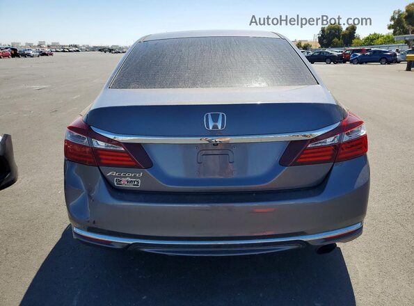 1HGCR2F32HA075189 2017 HONDA ACCORD Gray Вид ззаду