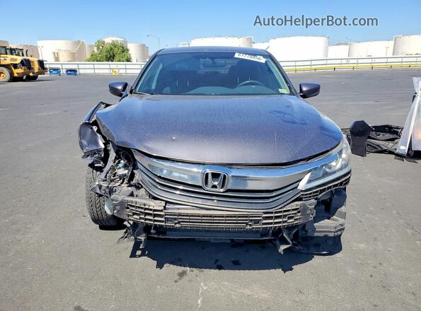 1HGCR2F32HA075189 2017 HONDA ACCORD Gray Вид спереду