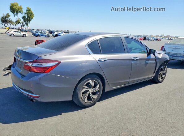 1HGCR2F32HA075189 2017 HONDA ACCORD Gray Задня права чверть