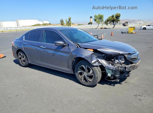 1HGCR2F32HA075189 2017 HONDA ACCORD Gray Передня права чверть