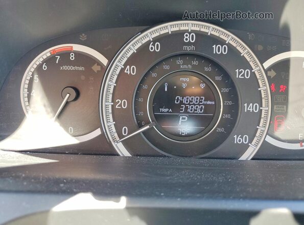 1HGCR2F32HA087388 2017 HONDA ACCORD White Вид щитка приладів