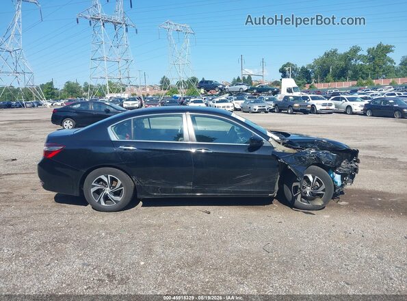 1HGCR2F32HA122575 2017 HONDA ACCORD Black Սալոնի հետևի տեսք