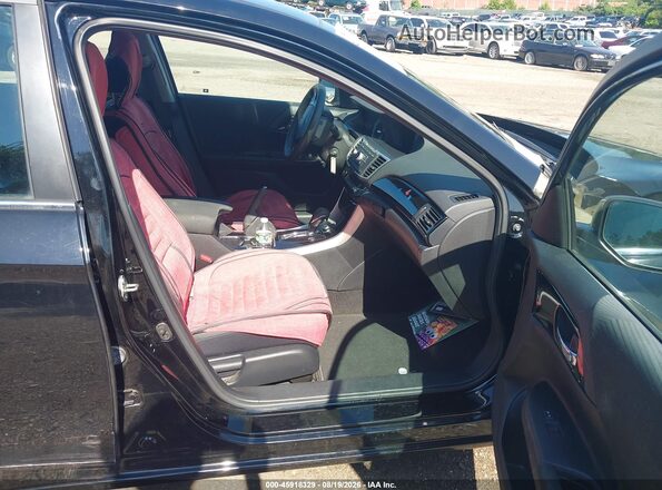 1HGCR2F32HA122575 2017 HONDA ACCORD Black Սալոնի դիմացի տեսք