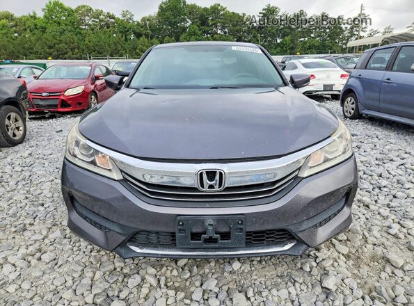 1HGCR2F32HA194084 2017 HONDA ACCORD Gray წინა ხედი