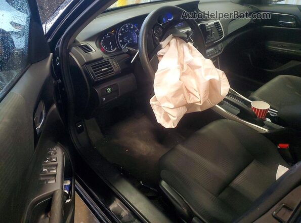 1HGCR2F32HA197535 2017 HONDA ACCORD Black Widok deski rozdzielczej