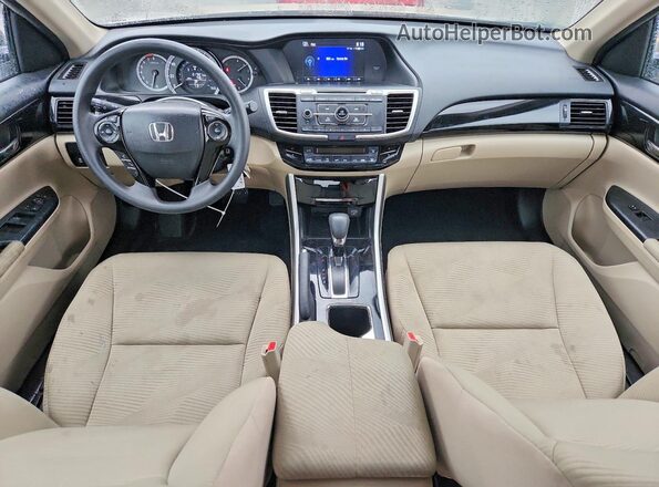 1HGCR2F32HA307080 2017 HONDA ACCORD Cream Vista del salpicadero