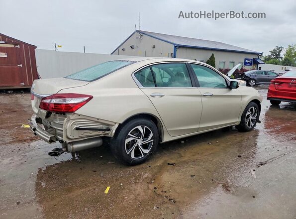 1HGCR2F32HA307080 2017 HONDA ACCORD Cream Trasero derecho
