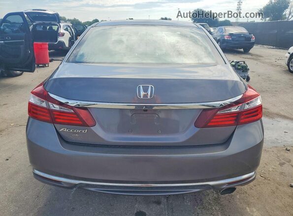 1HGCR2F33GA076446 2016 HONDA ACCORD Silver Вид ззаду