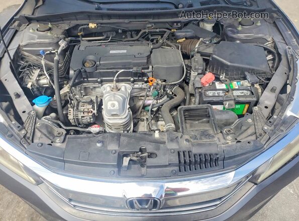 1HGCR2F33GA076446 2016 HONDA ACCORD Silver Вид задньої частини салону