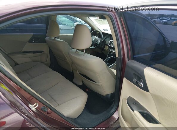 1HGCR2F33GA078665 2016 HONDA ACCORD Burgundy VIN կոդի պիտակի տեսք