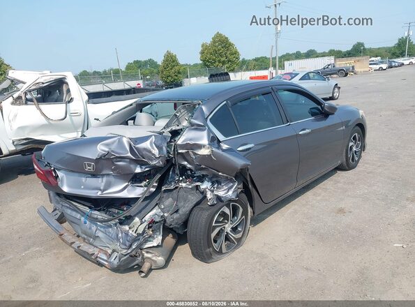 1HGCR2F33GA086815 2016 HONDA ACCORD Gray Trasero derecho