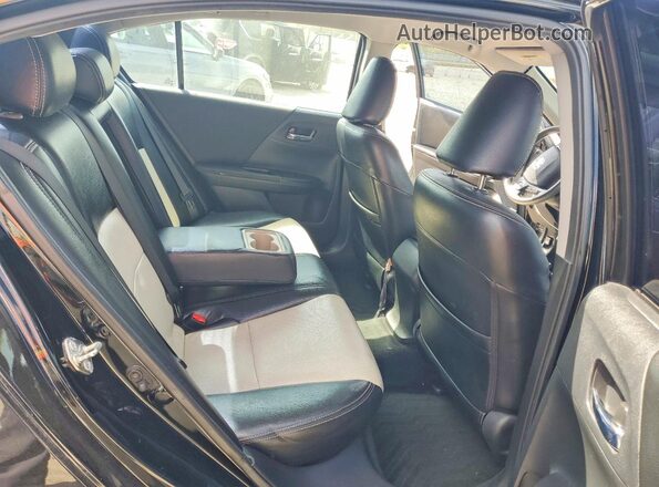 1HGCR2F33GA170178 2016 HONDA ACCORD Black Vista de los asientos traseros