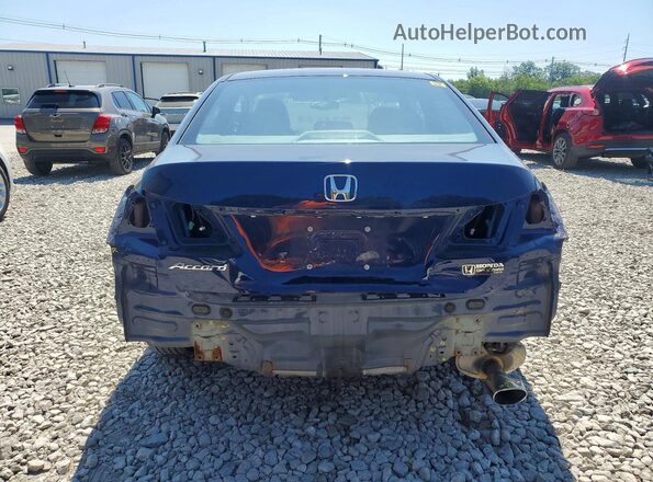 1HGCR2F33GA201526 2016 HONDA ACCORD Blue Հետևի տեսք