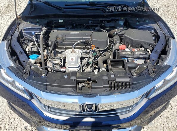 1HGCR2F33GA201526 2016 HONDA ACCORD Blue Սալոնի հետևի տեսք