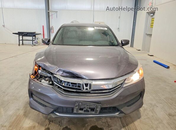 1HGCR2F33HA114971 2017 HONDA ACCORD Gray Widok z przodu