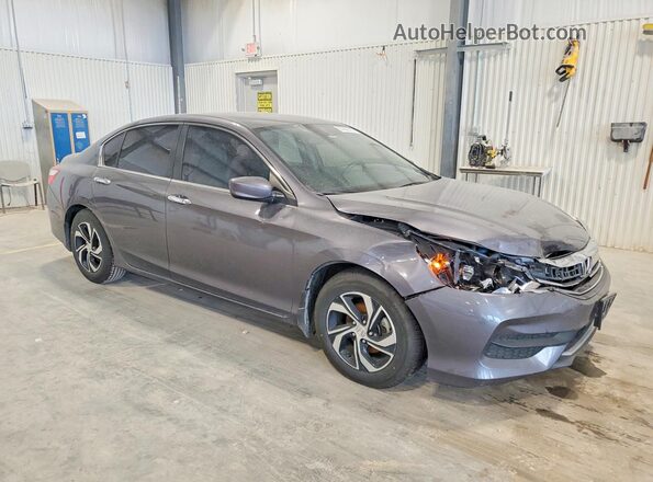 1HGCR2F33HA114971 2017 HONDA ACCORD Gray Przód prawy
