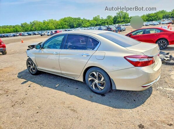 1HGCR2F33HA115067 2017 HONDA ACCORD Золотой Задняя левая четверть