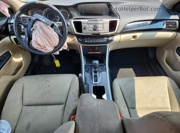 1HGCR2F33HA115067 2017 HONDA ACCORD Золотой Вид панели приборов