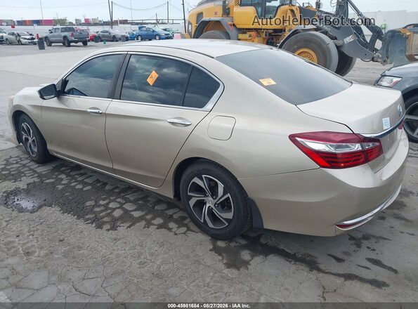 1HGCR2F33HA152278 2017 HONDA ACCORD Gold Задня ліва чверть