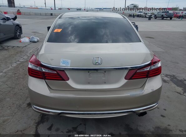 1HGCR2F33HA152278 2017 HONDA ACCORD Gold 
