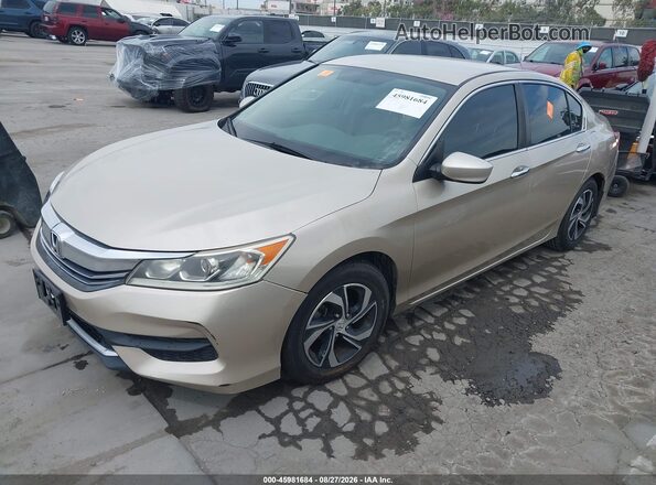 1HGCR2F33HA152278 2017 HONDA ACCORD Gold Передня ліва чверть