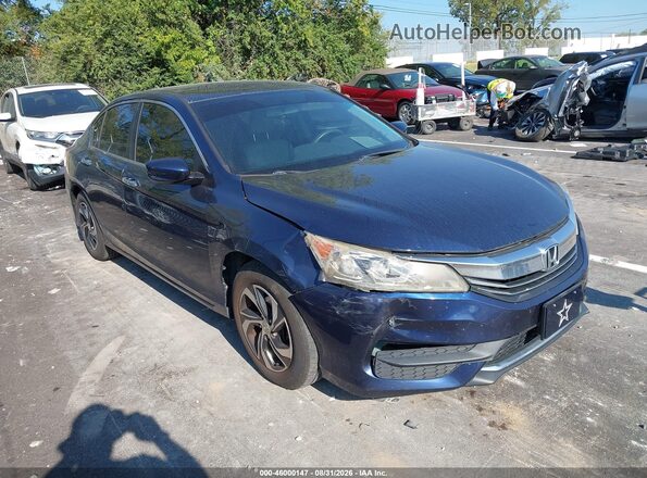 1HGCR2F33HA209580 2017 HONDA ACCORD Blue წინა ხედი