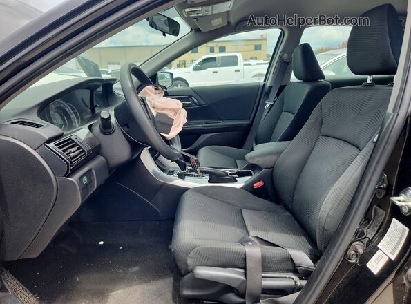 1HGCR2F33HA278740 2017 HONDA ACCORD Black Widok wnętrza z przodu