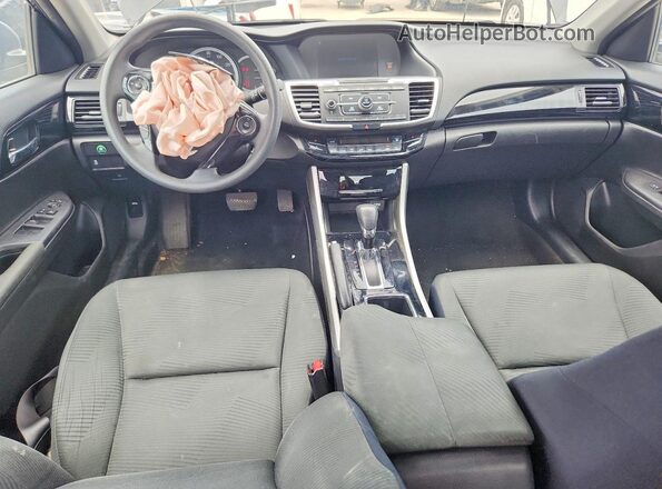 1HGCR2F33HA278740 2017 HONDA ACCORD Black Widok deski rozdzielczej