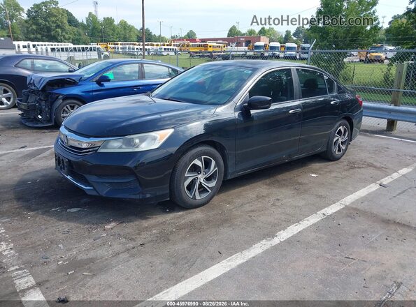 1HGCR2F34GA101130 2016 HONDA ACCORD Черный Передняя левая четверть