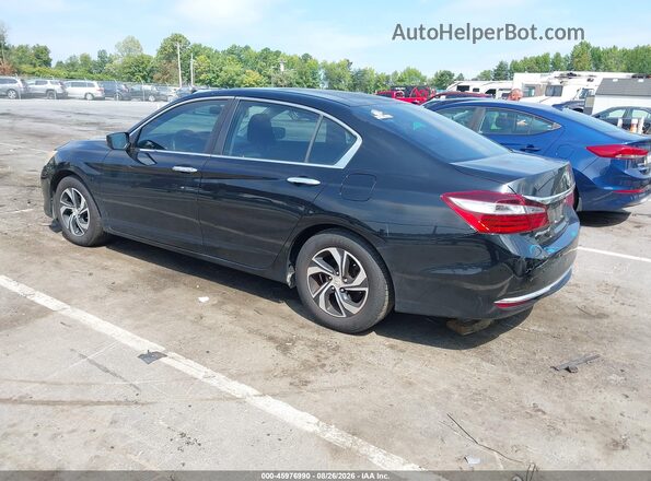 1HGCR2F34GA101130 2016 HONDA ACCORD Черный Задняя левая четверть