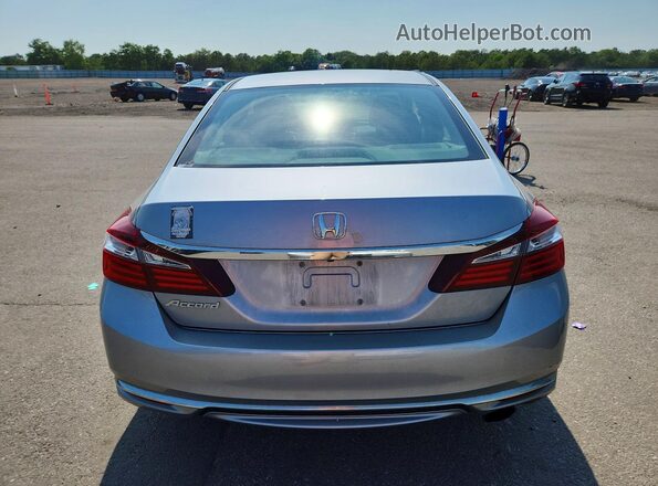 1HGCR2F34GA185255 2016 HONDA ACCORD Silver Rear view