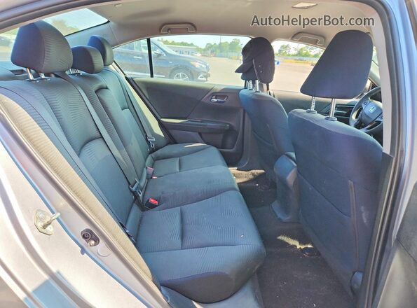 1HGCR2F34GA185255 2016 HONDA ACCORD Silver Rear seats view