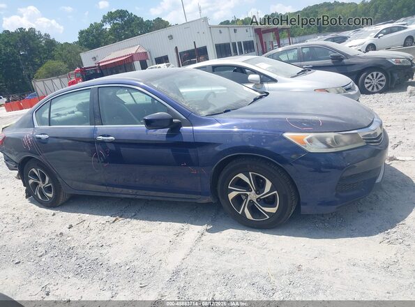 1HGCR2F34GA199060 2016 HONDA ACCORD Blue Սալոնի հետևի տեսք