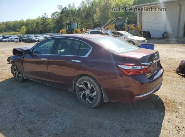 1HGCR2F34GA216035 2016 HONDA ACCORD Maroon Tył lewy